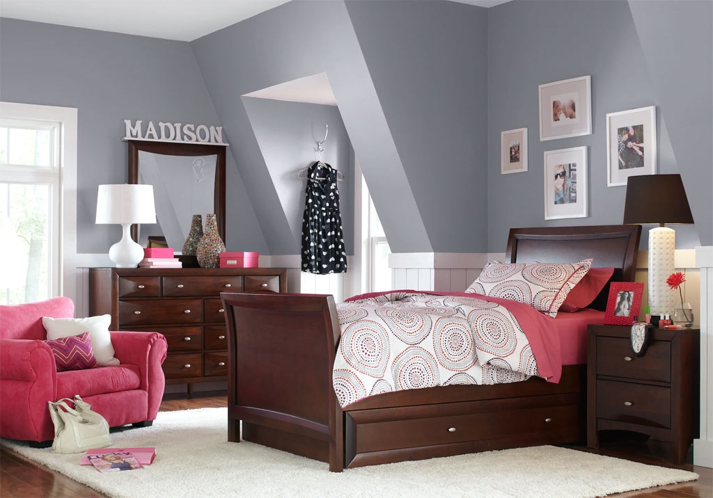 bedroom design for girl pink