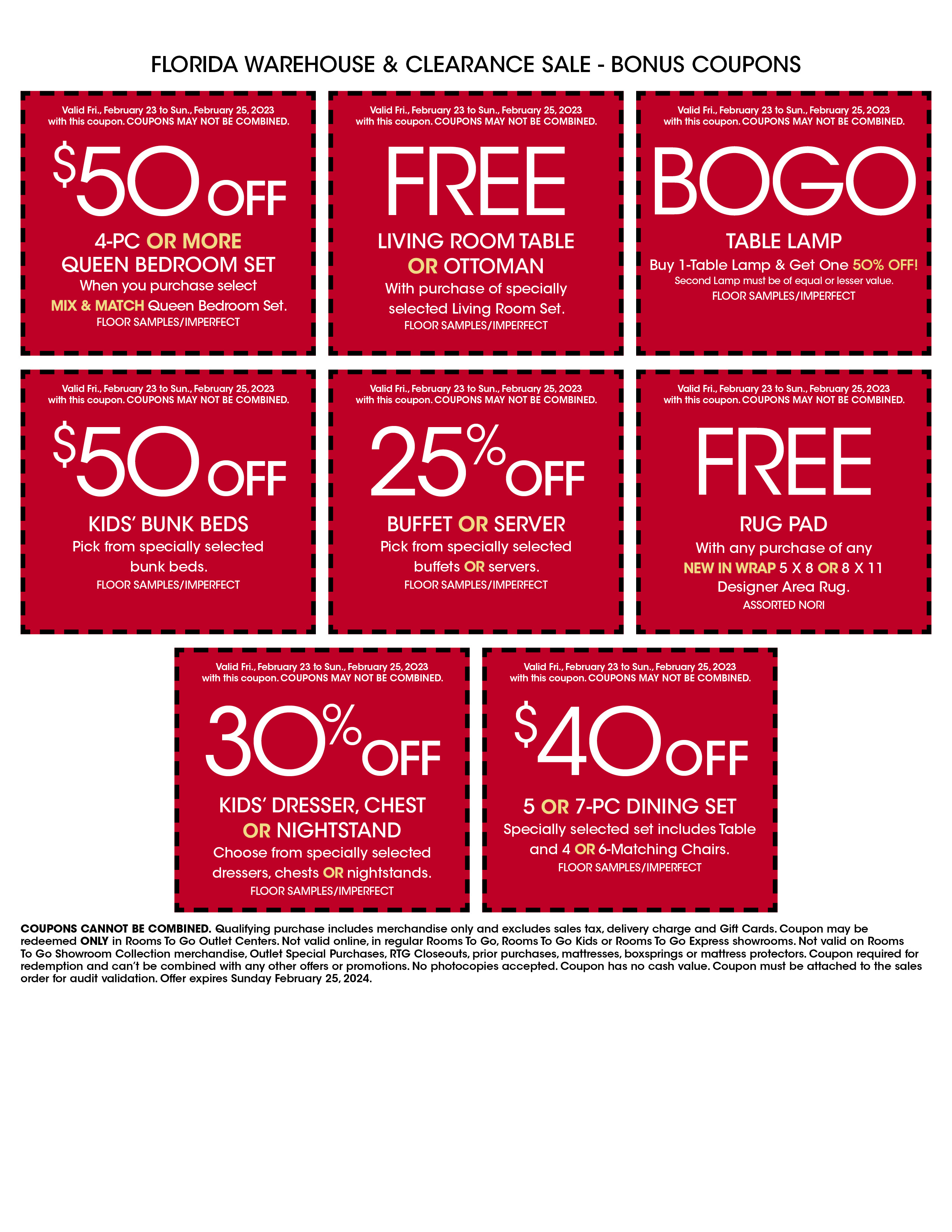 Rooms To Go Outlet Coupons