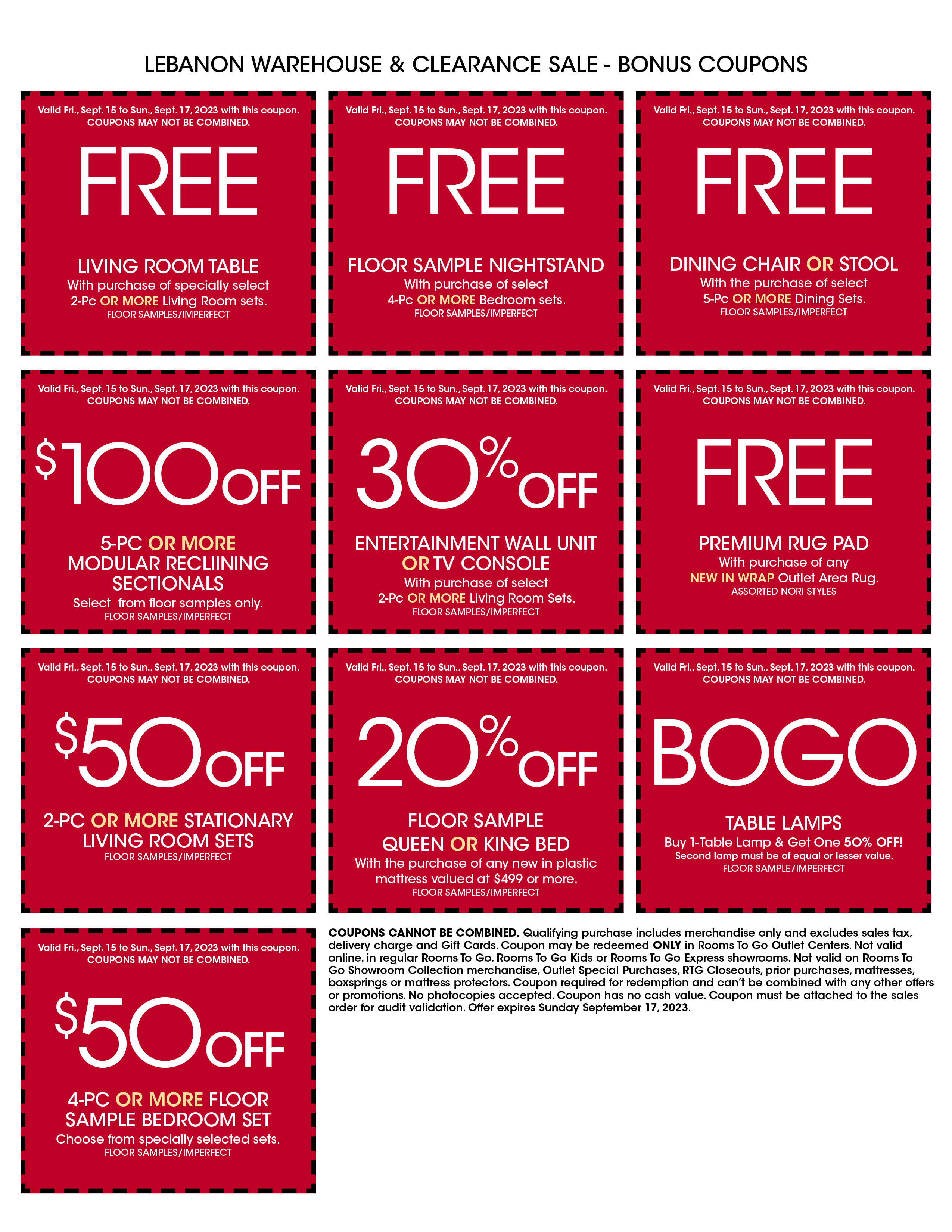 Rooms To Go Outlet Coupons