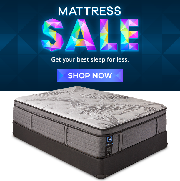 Mattress sale. get your best sleep for less. shop now. 