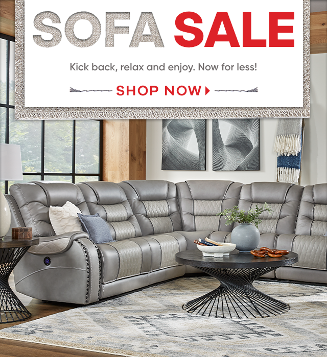 Living Room Furniture, Rooms To Go Grey Leather Sofa Set