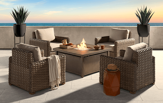 Rooms To Go Wicker Chair Top Ers, Rooms To Go Patio Table Sets