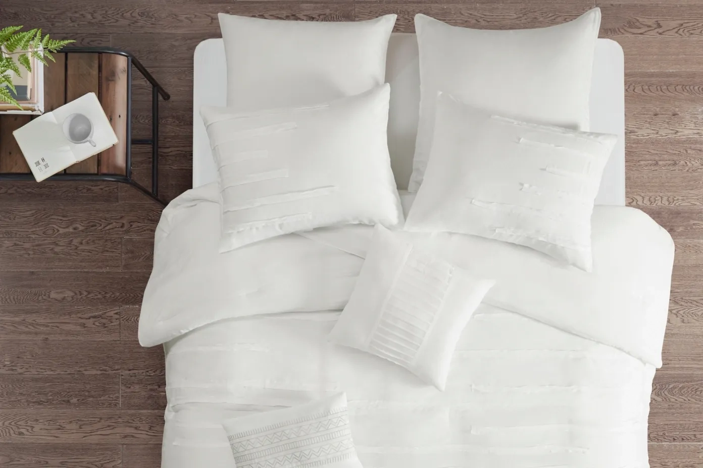 white comforter
