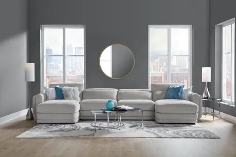 grey modern living room couch 