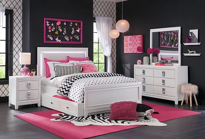 cool purple bedrooms for teenage girls