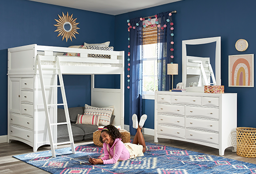 Kids Furniture Bedroom, Girl Bunk Beds Rooms To Go