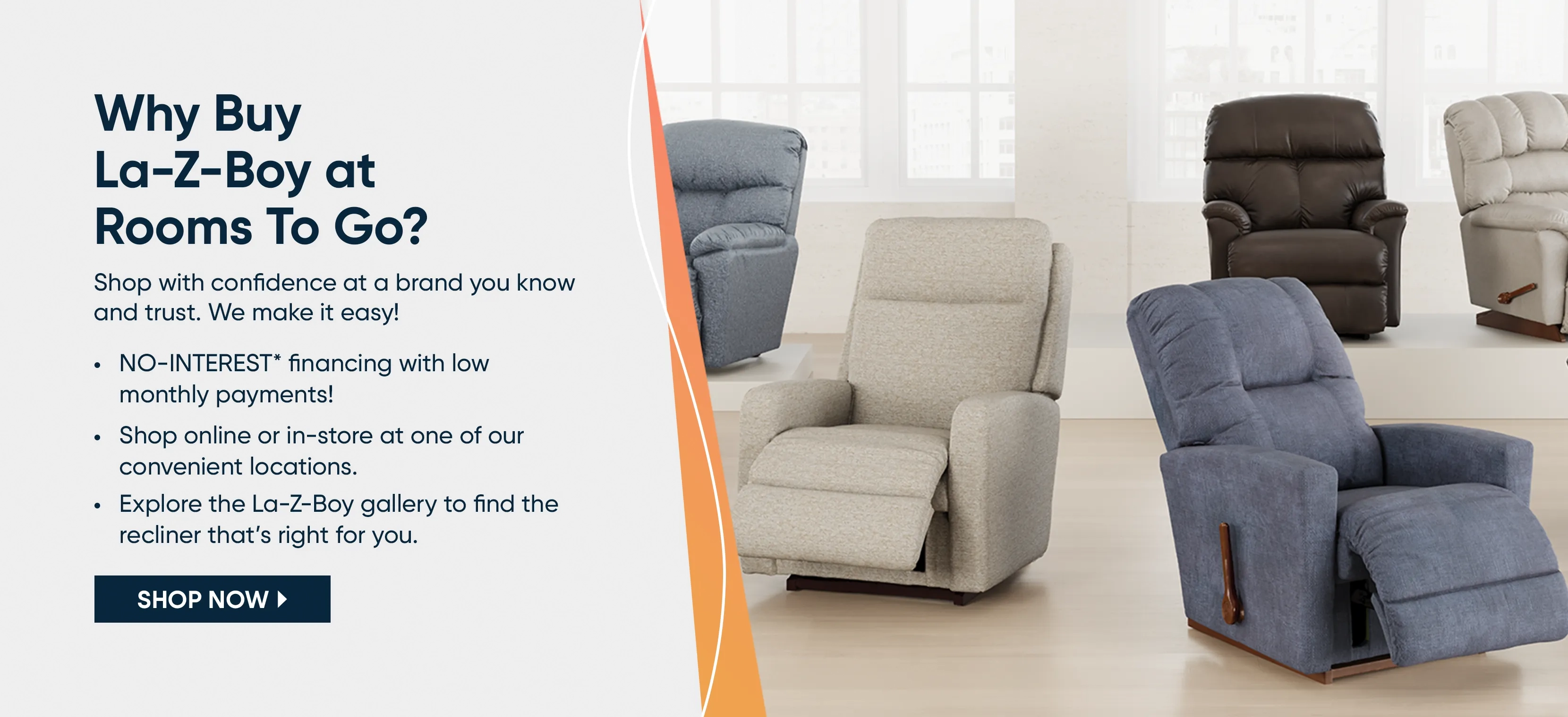 Shop La Z Boy Furniture Rooms To Go