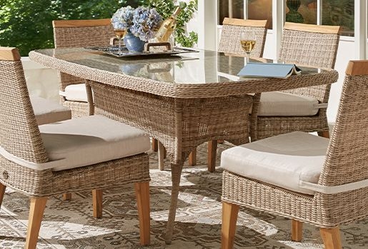 Patio dining deals room table