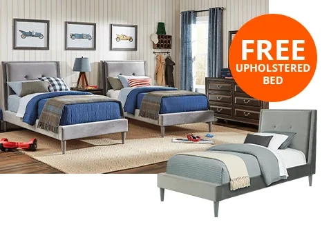 FREE Twin Upholstered Bed