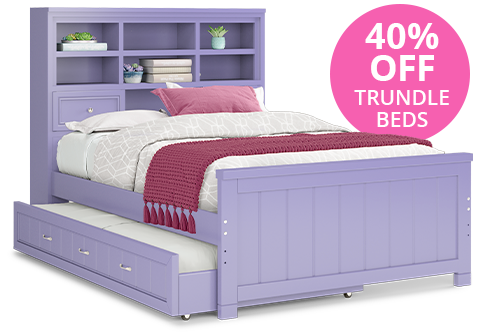 40% OFF Trundle Beds