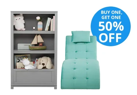 Buy one, Get one 50% OFF