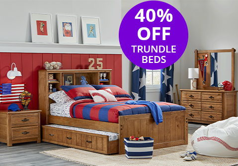 40% OFF Trundle Beds