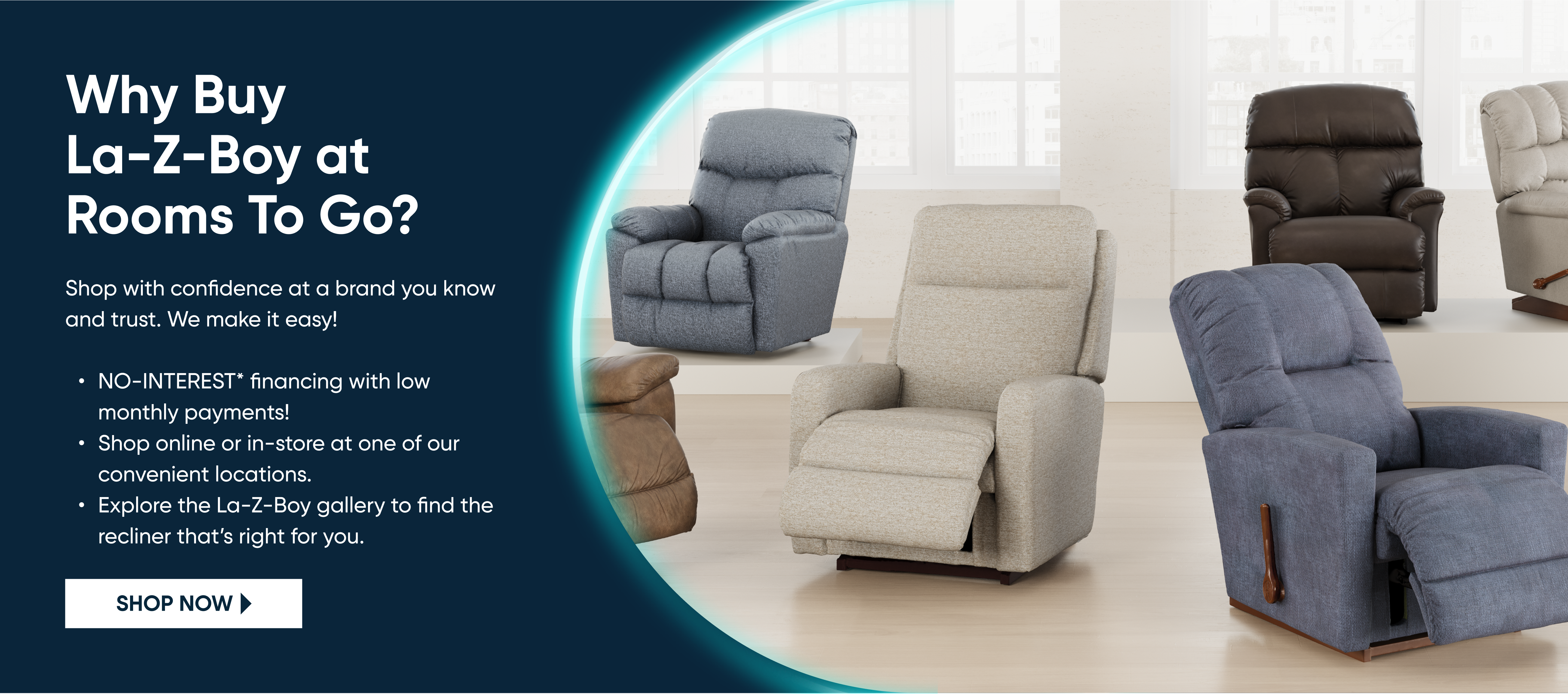 Shop La Z Boy Furniture Rooms To Go