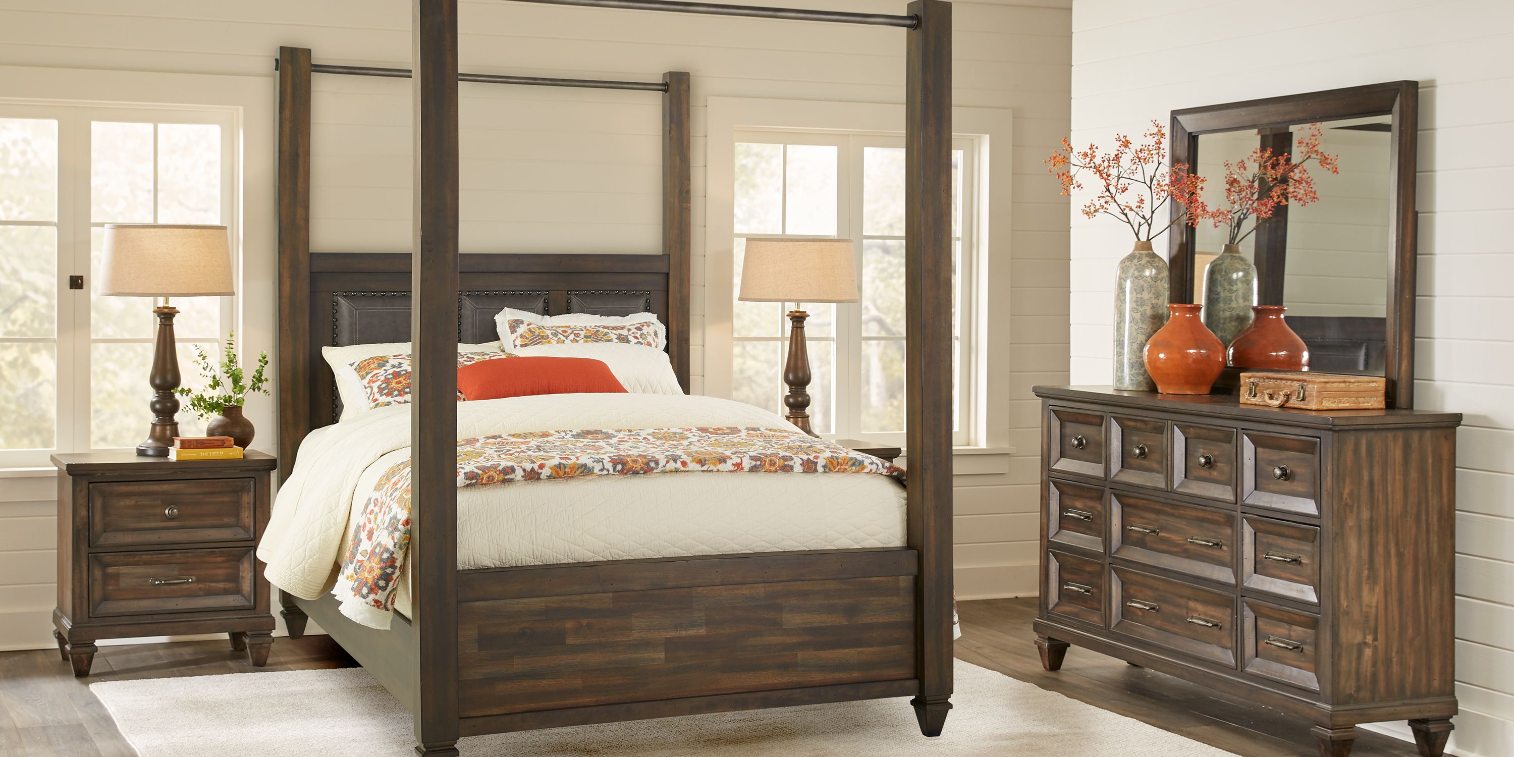 7 Piece Bedroom Furniture Sets King Queen More