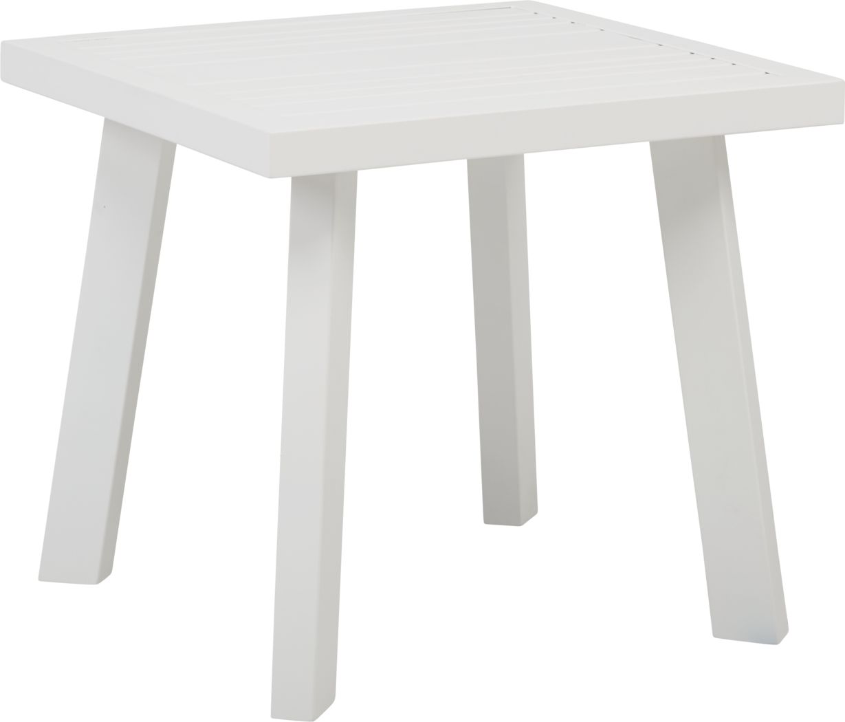 Acadia White Outdoor End Table Rooms To Go