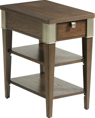 Accendry Brown Chairside Table