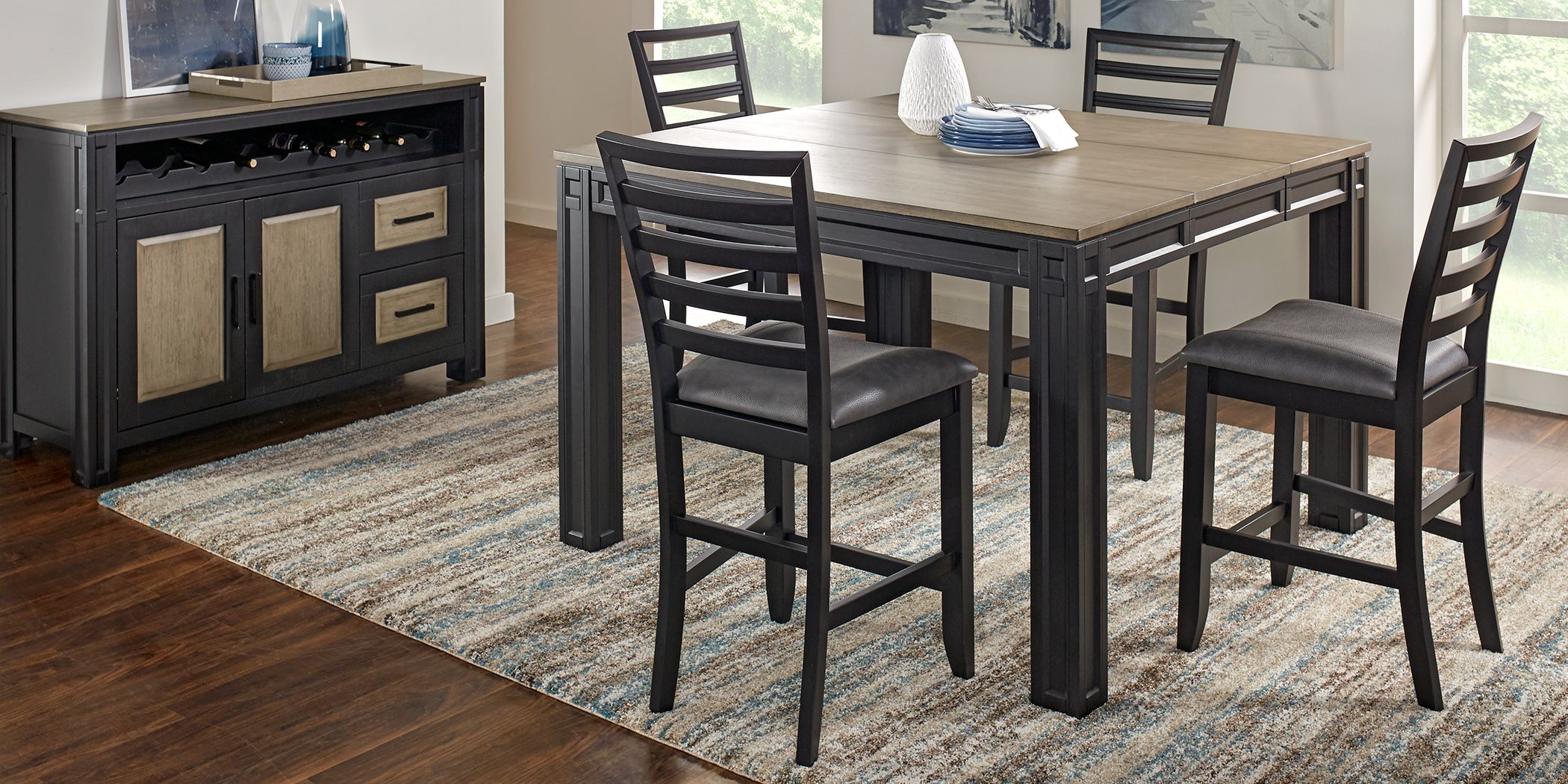 Adelson 5 Pc Counter Height Dining Room