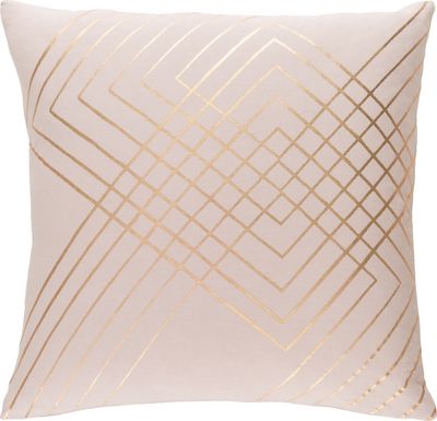 Aelina Beige Accent Pillow