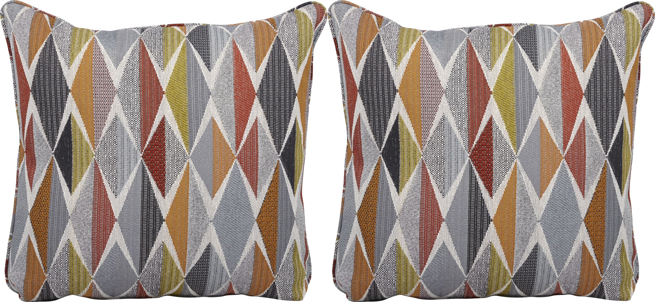 Benzara BM177998 Floral Designed Throw Pillows Set of Two Multicolor 