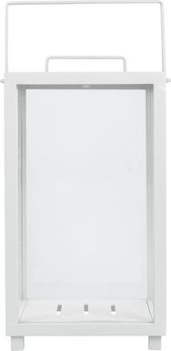 Alenna White Large Indoor/Outdoor Lantern