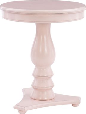 Amorette Pink Accent Table