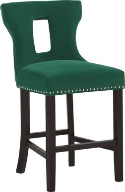 Andalasia Green Counter Height Stool