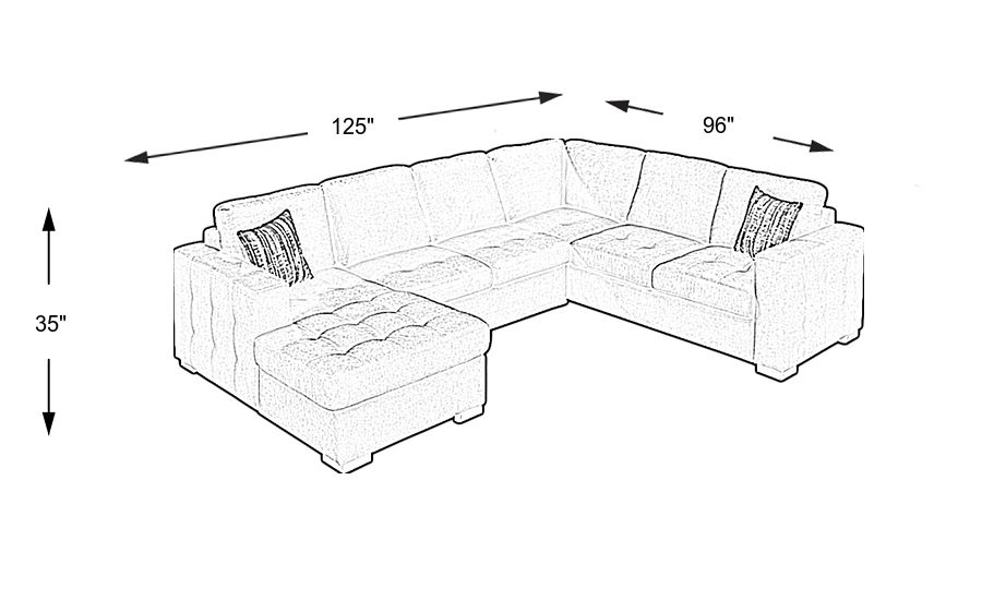 Featured image of post Angelino Heights 3 Piece Sectional Blue Buy blue sectional sofas at macys com