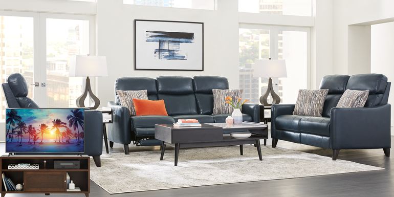 Arilio Collection Contemporary Leather Living Room Sets