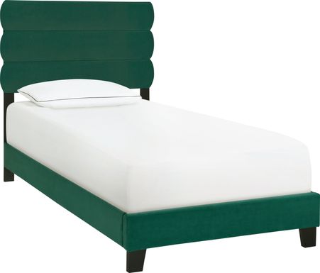 Arkwith Green Twin Bed