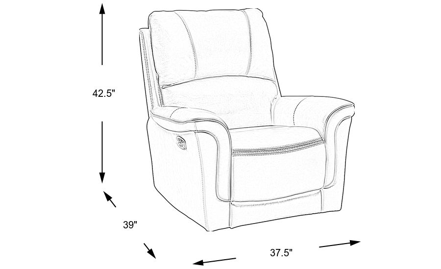 Armano Seafoam Triple Power Leather Recliner Rooms To Go