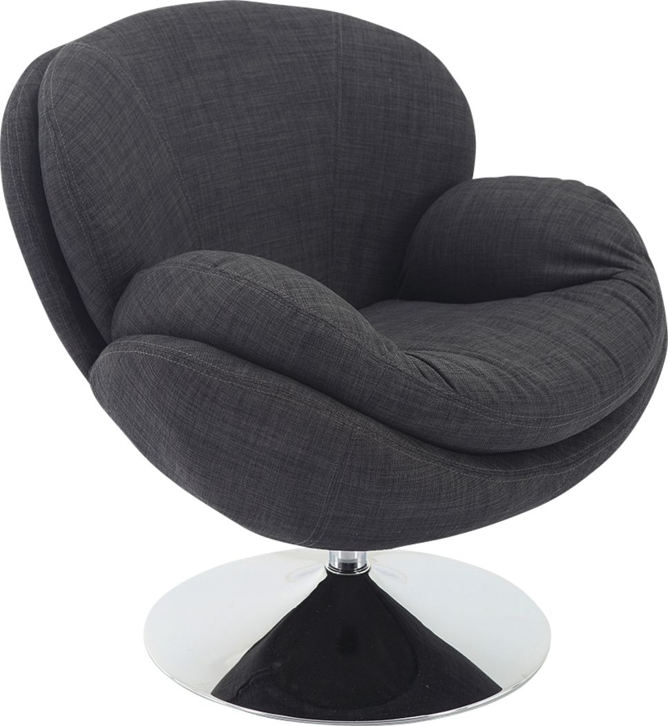 Ashbrook Black Accent Swivel Chair - Rooms To Go