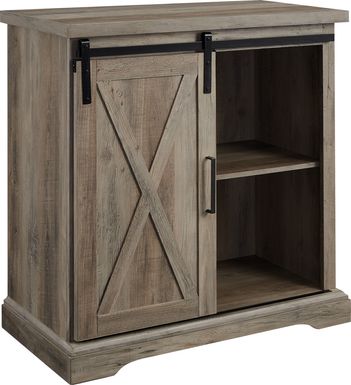 Ashentree Gray Accent Cabinet