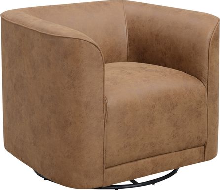 Attwick Brown Accent Chair