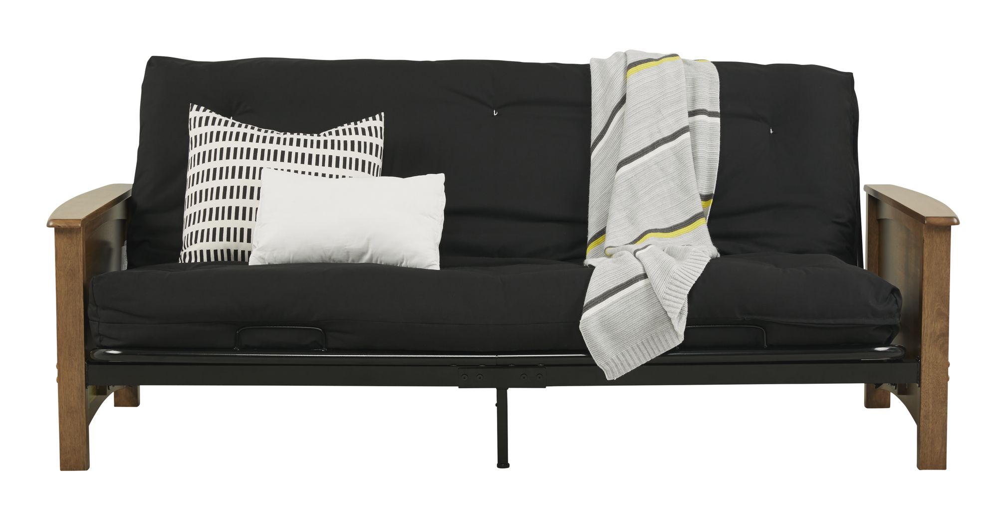 Kids Aubert Natural Brown Futon with Futon Mattress Rooms To Go