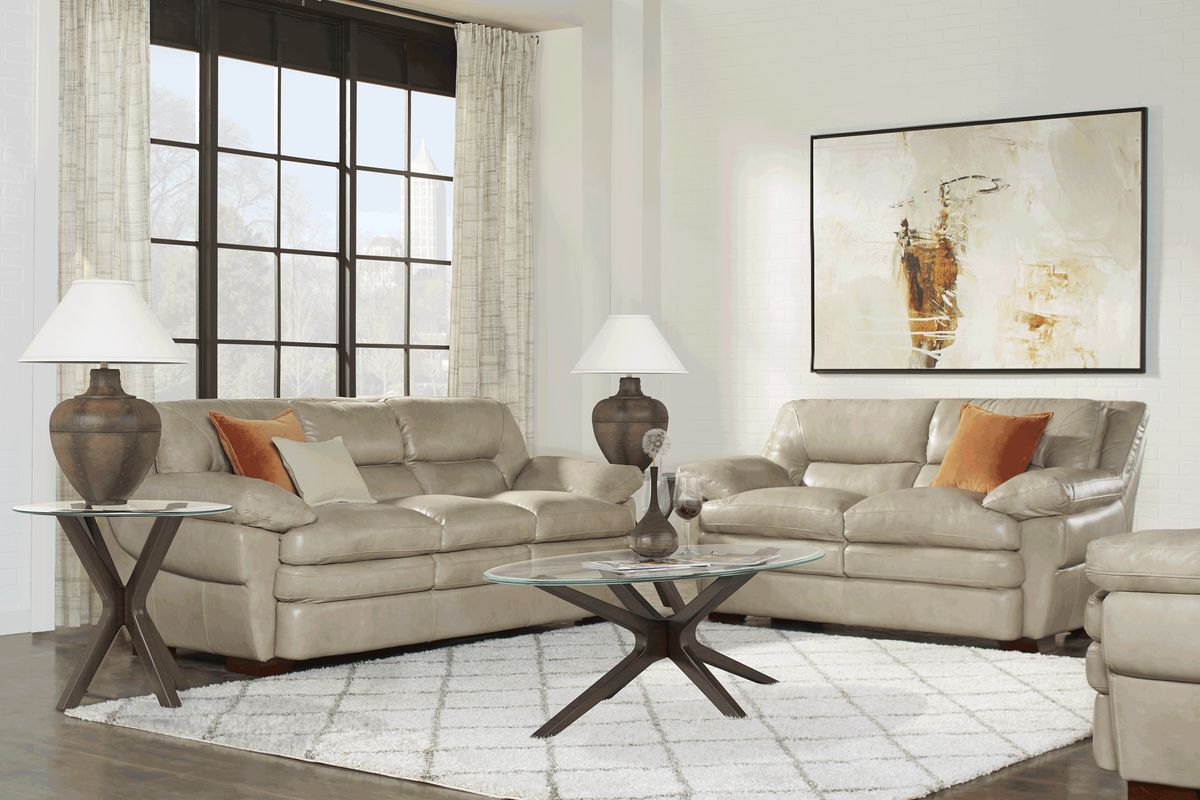 room to go aventino leather sofa