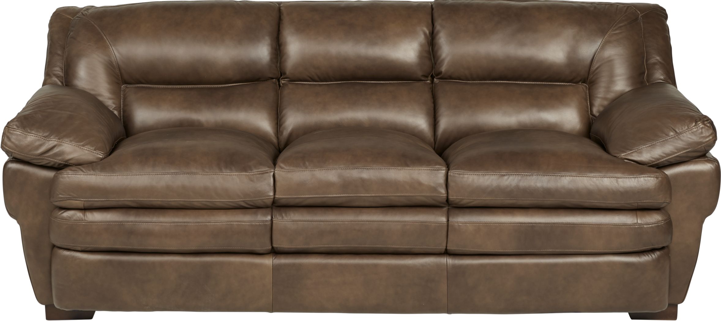 Aventino Tobacco Leather Sofa Rooms To Go