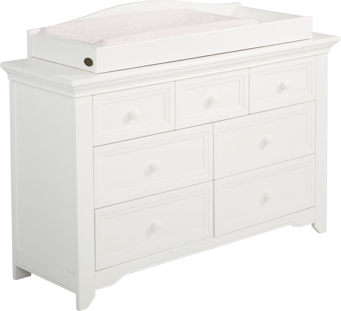 baby cache dresser white