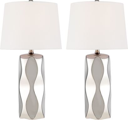 Balbach Silver Table Lamp, Set of Two
