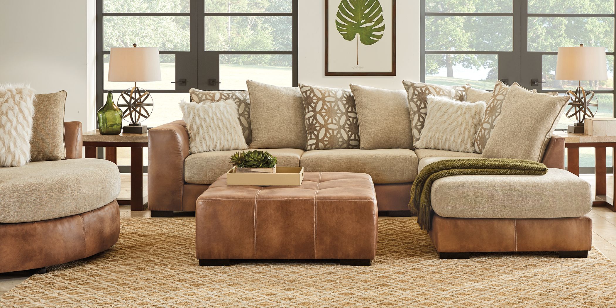 Beige Living Room Sets