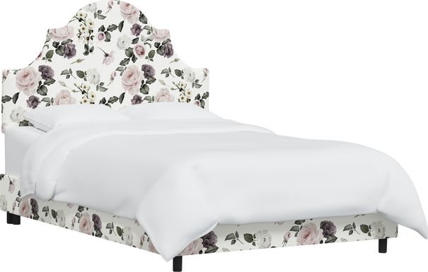 Barn Chic Cream King Upholstered Bed