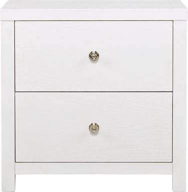 Barringer Place White Nightstand