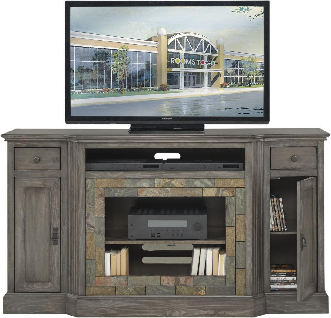 Bartlett Ii Gray 71 In Console Rooms, Bartlett Accent Console Cabinet