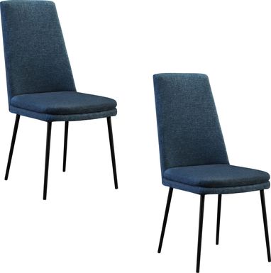 Bauerlein Blue Side Chair, Set of 2