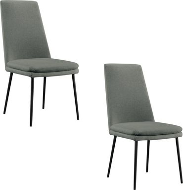 Bauerlien Light Gray Dining Chair, Set of 2