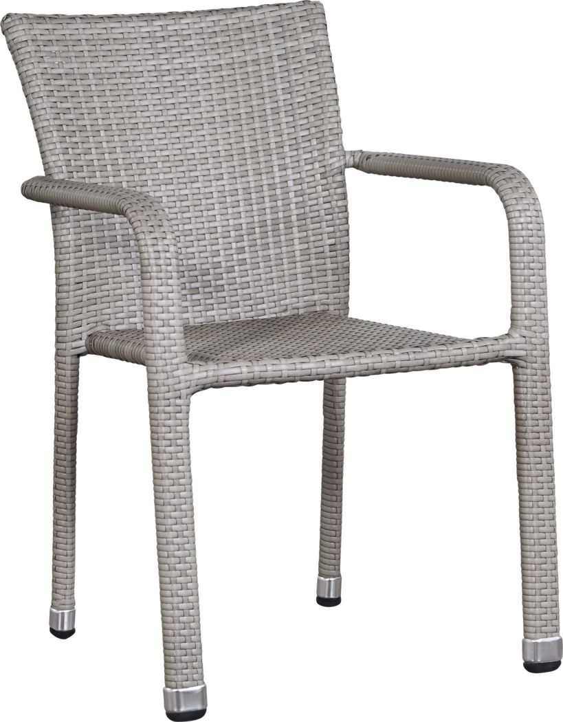 32.28 x 31.50 x 33.47 Espresso American Patio Modern Outdoor Club Chair Easy Care All Weather Wicker