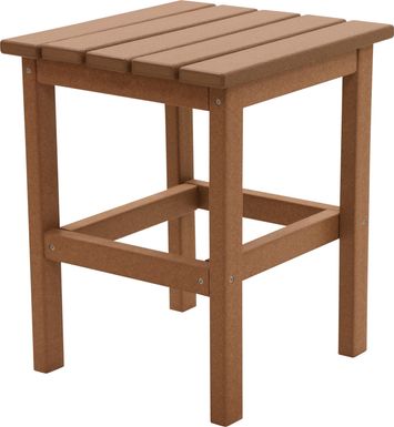 Bayfield Park Traditional Brown Outdoor Side Table