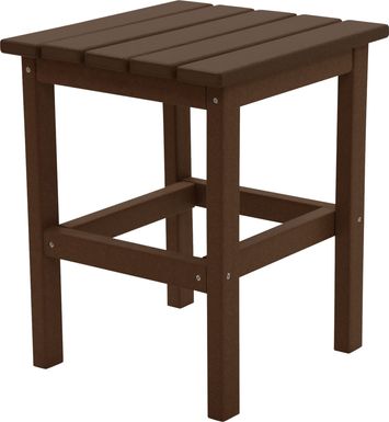 Bayfield Park Traditional Espresso Outdoor Side Table