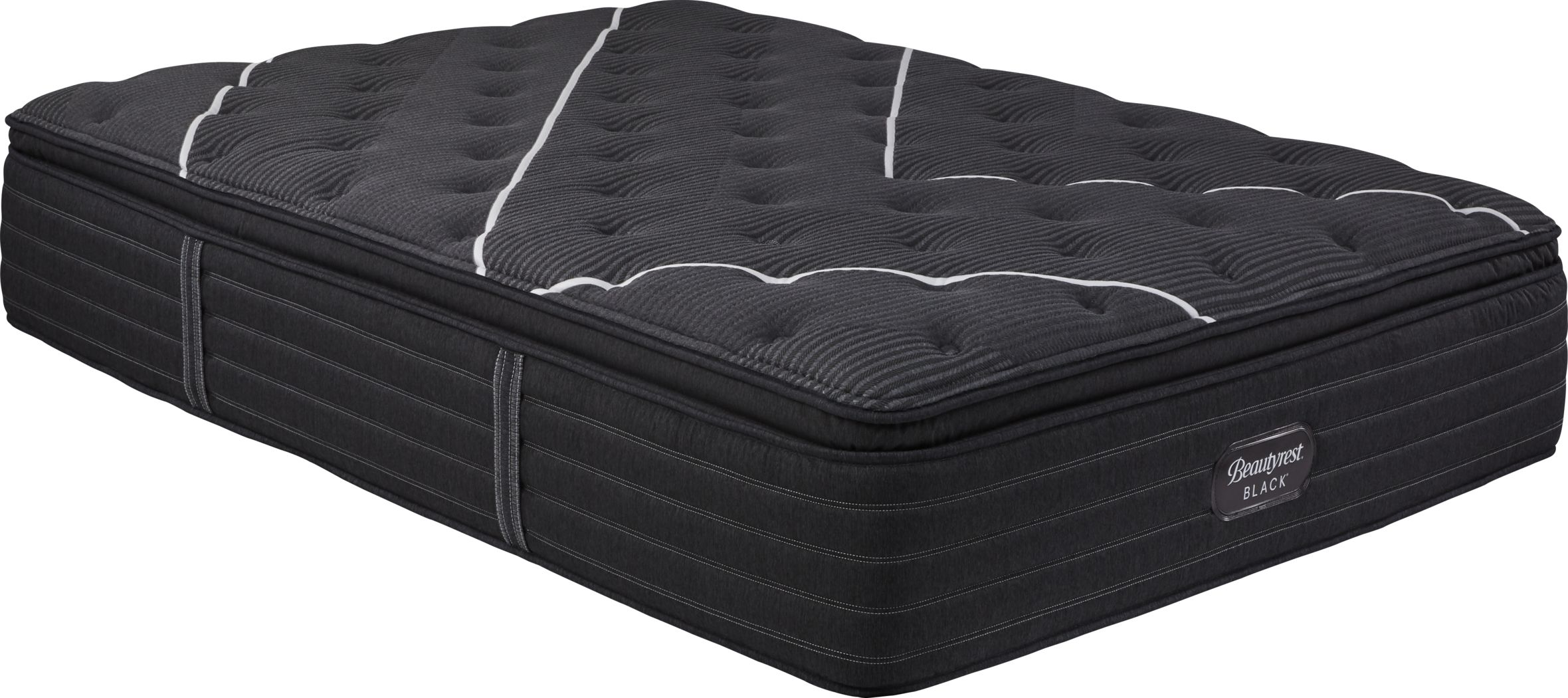 beautyrest pillowtop king mattress black