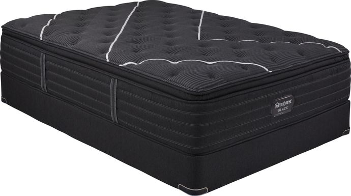 Beautyrest Black C-Class Plush Pillowtop Low Profile King Mattress Set