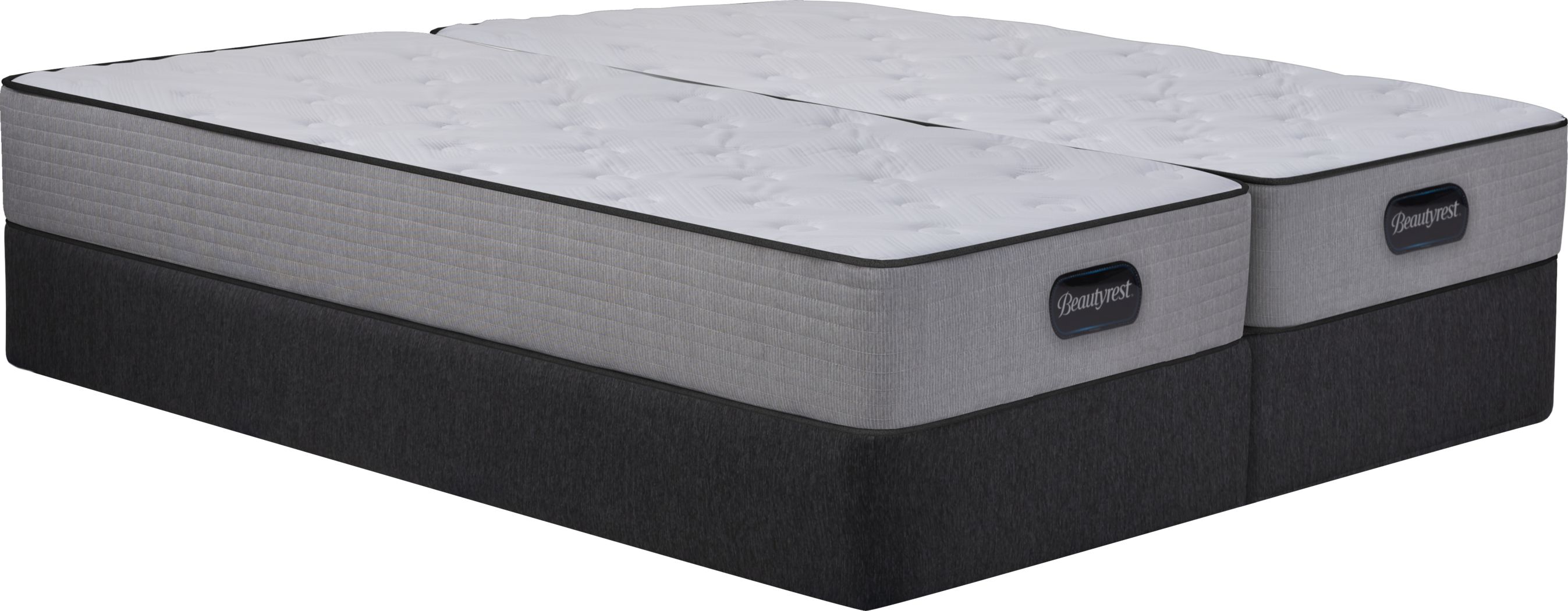 Beautyrest Bristol Hills Low Profile Split King Mattress Set Rooms To Go